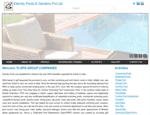 Tablet Screenshot of eternitypools.com